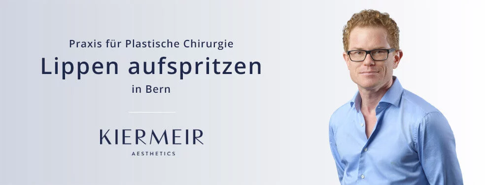 Lippen aufspritzen in Bern - Dr. David Kiermeir 