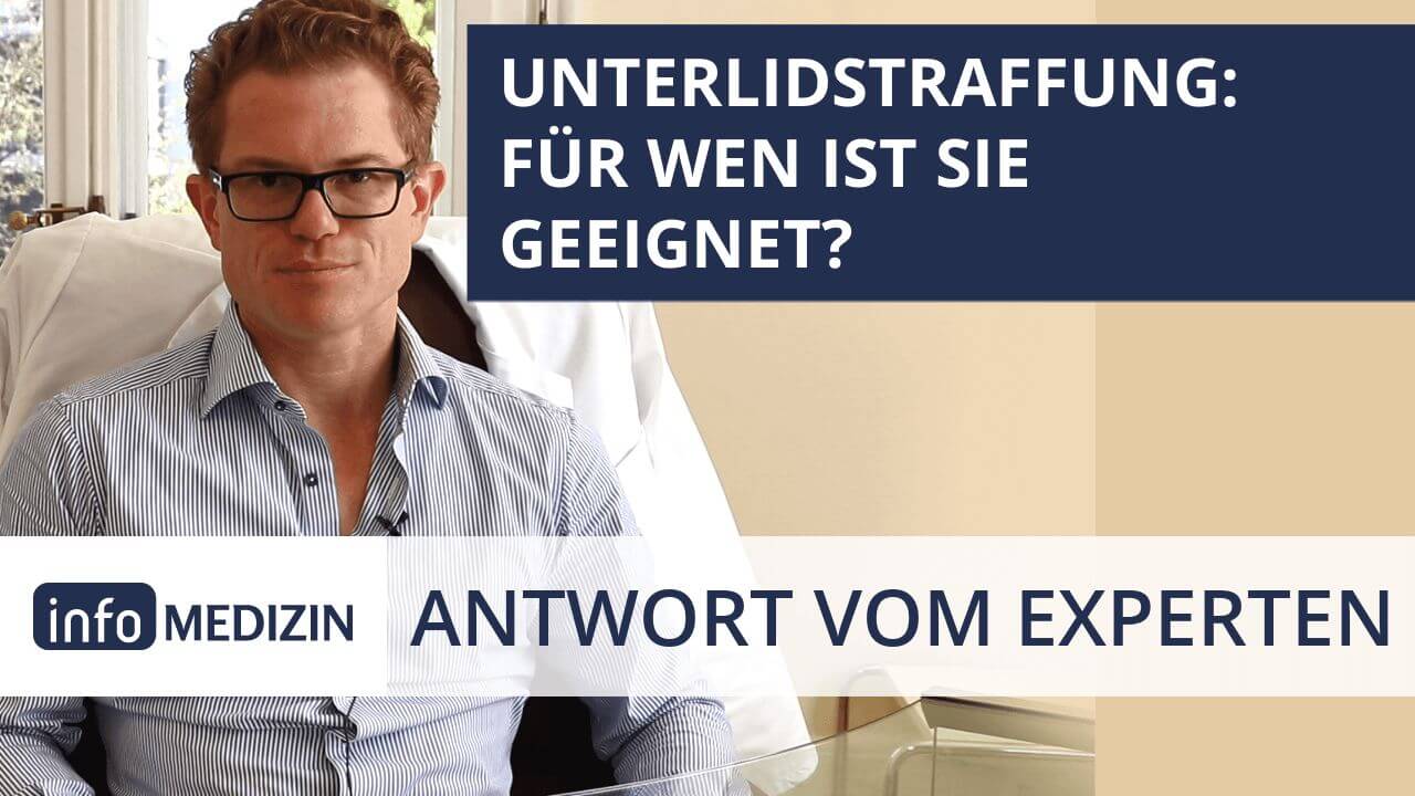 Unterlidstraffung Bern/Schweiz info Medizin Video-Thumbnail - Dr. Kiermeir